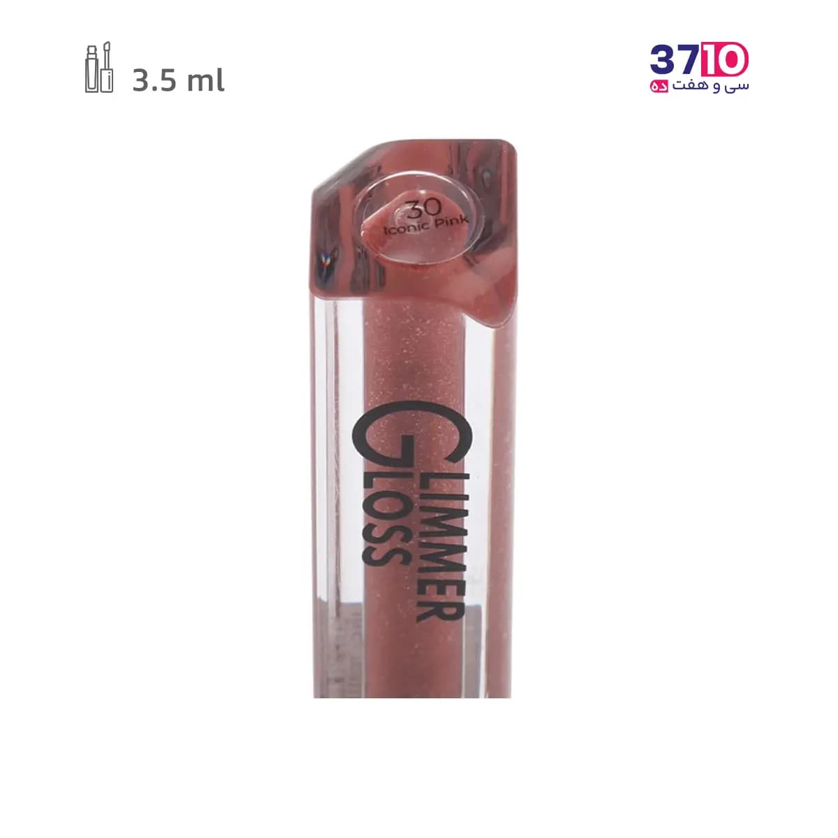 رژلب مایع اکلیلی نوت مدل گلیمر گلاس GLIMMER GLOSS شماره 30 — تصویر ۳