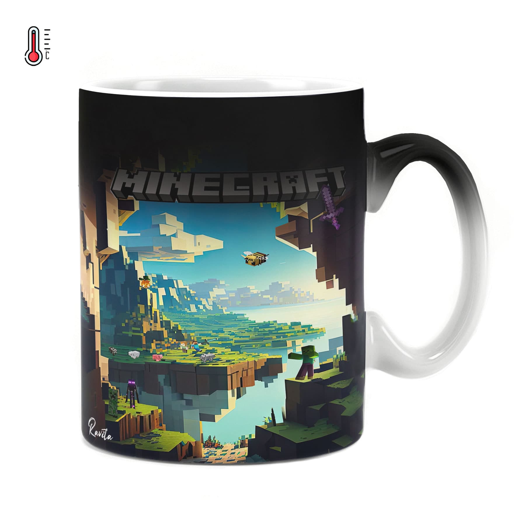 ماگ حرارتی راویتا طرح ماینکرافت – Minecraft کد 3699 — تصویر ۵