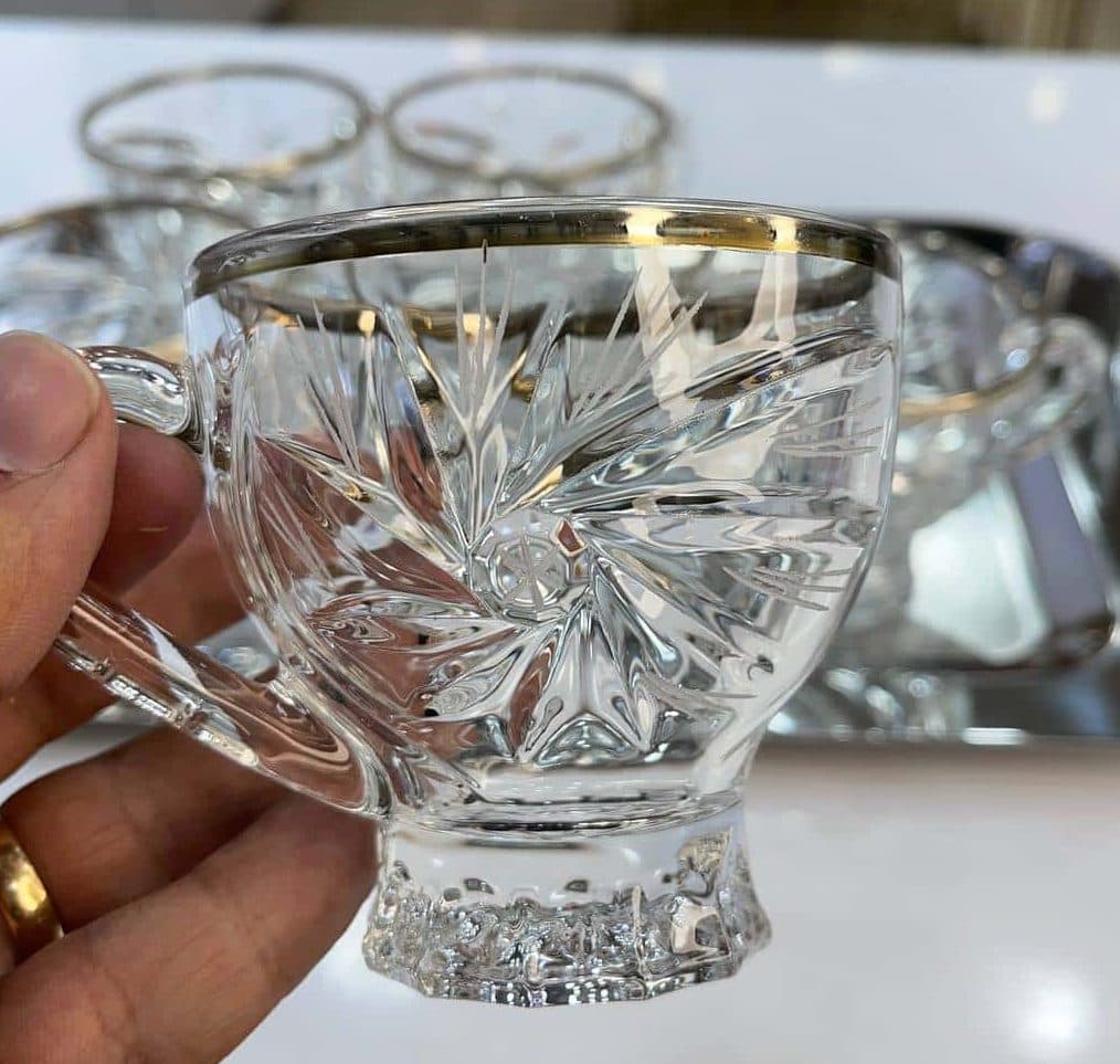 فنجان لب نقره مدل پریما خورشیدی 6 عددی کد SLS2204 — تصویر ۵