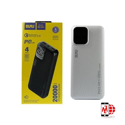 پاوربانک 22.5 وات بوکو مدل MG-G123 ظرفیت 20000 میلی آمپر ساعت — تصویر ۲