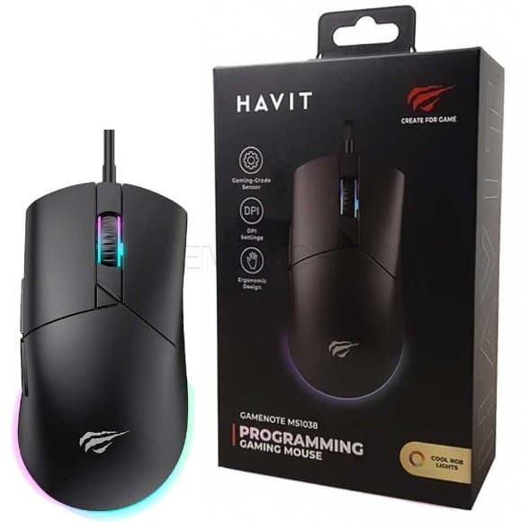 ماوس سیم دار گیمینگ هویت مدل HAVIT MS1038 — تصویر ۱۰