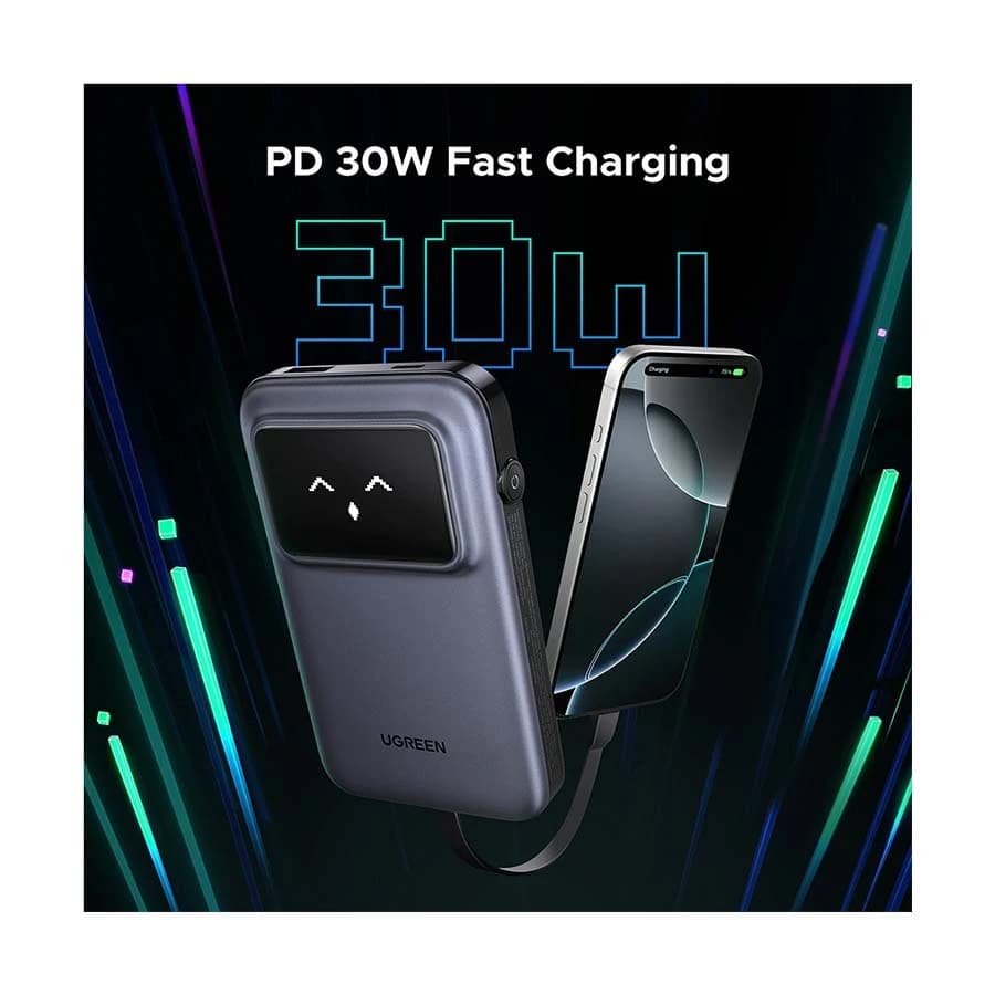پاوربانک یوگرین مدل UGREEN PB511-35603B ظرفیت 10000 میلی آمپرساعت — تصویر ۵
