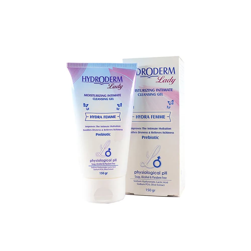 ژل بهداشتی بانوان مرطوب کننده ناحیه واژینال هیدرودرم مدل Hydra Femme حجم 150میلی لیتر — تصویر ۲