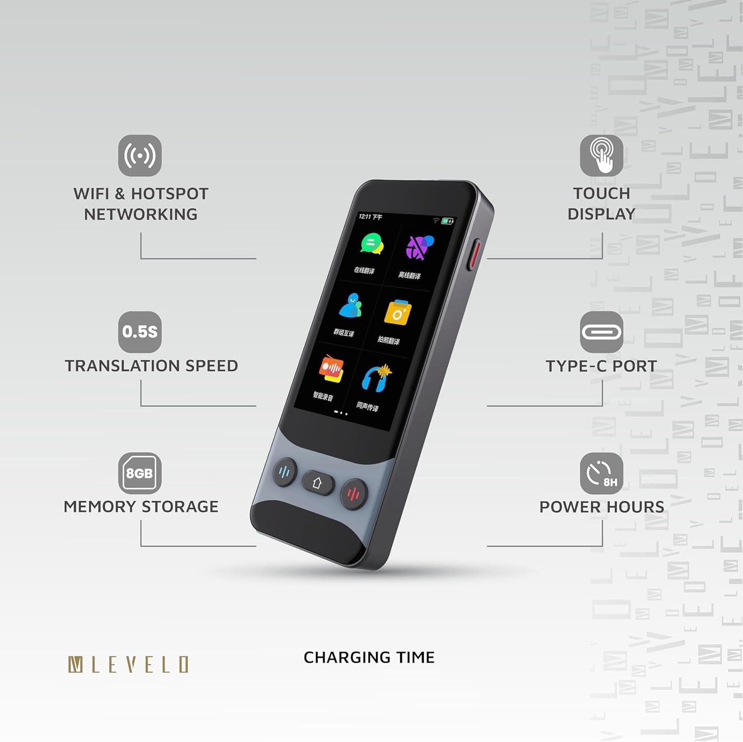 مترجم جیبی برند levelo مدل FLUENTLINK — تصویر ۱۱
