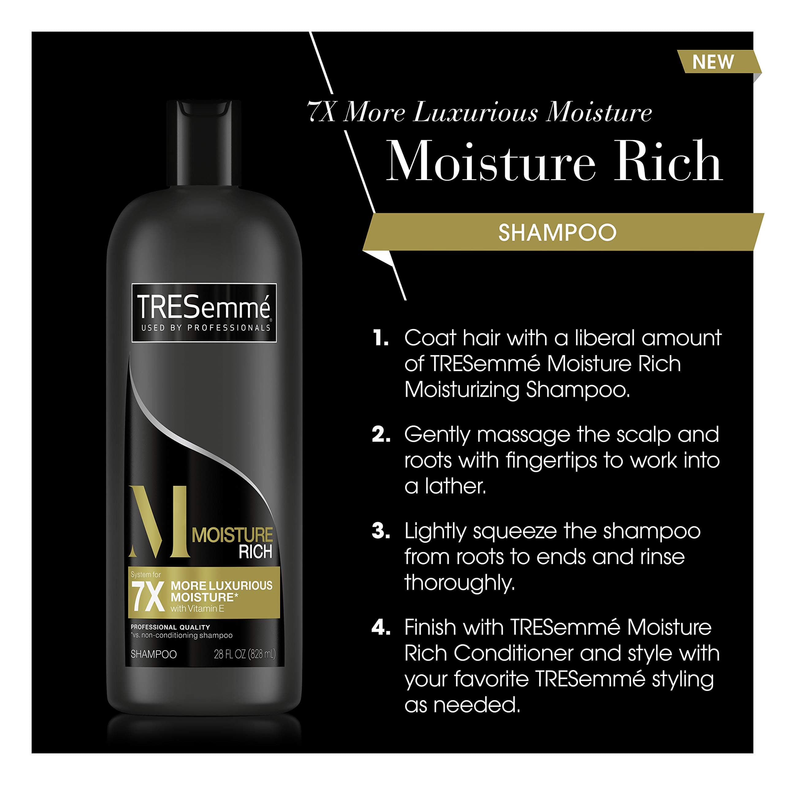 شامپو مو ترزمی مدل MOISTURE RICH حجم ۸۲۸ میلی لیتر — تصویر ۴