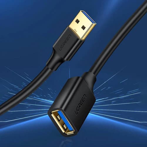 کابل افزایش طول USB3.0 یوگرین مدل UGREEN US129‑30125 طول 0.5 متر — تصویر ۲