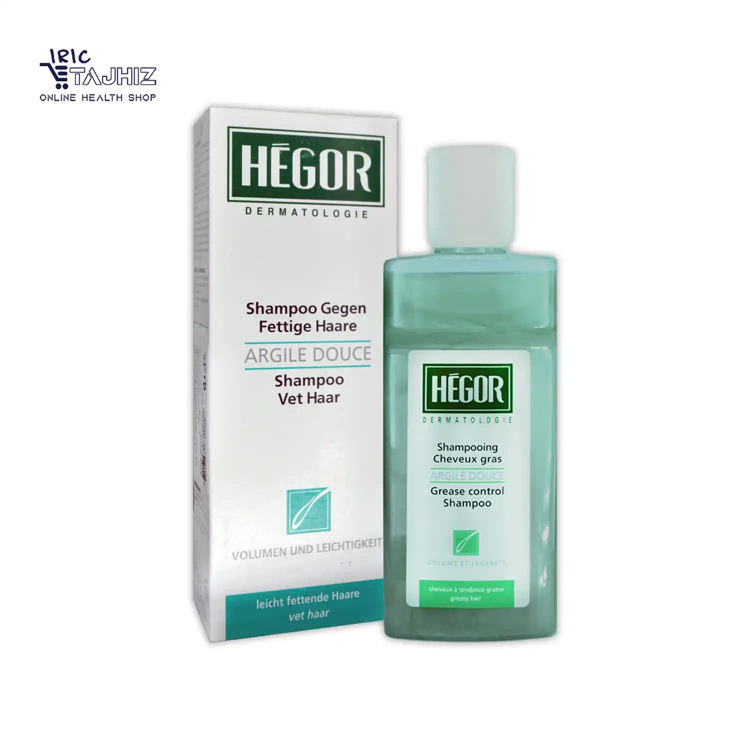 شامپو مغذی و تنظیم کننده چربی آرژیل دوس هگور HEGOR حجم 150 میلی لیتر — تصویر ۲