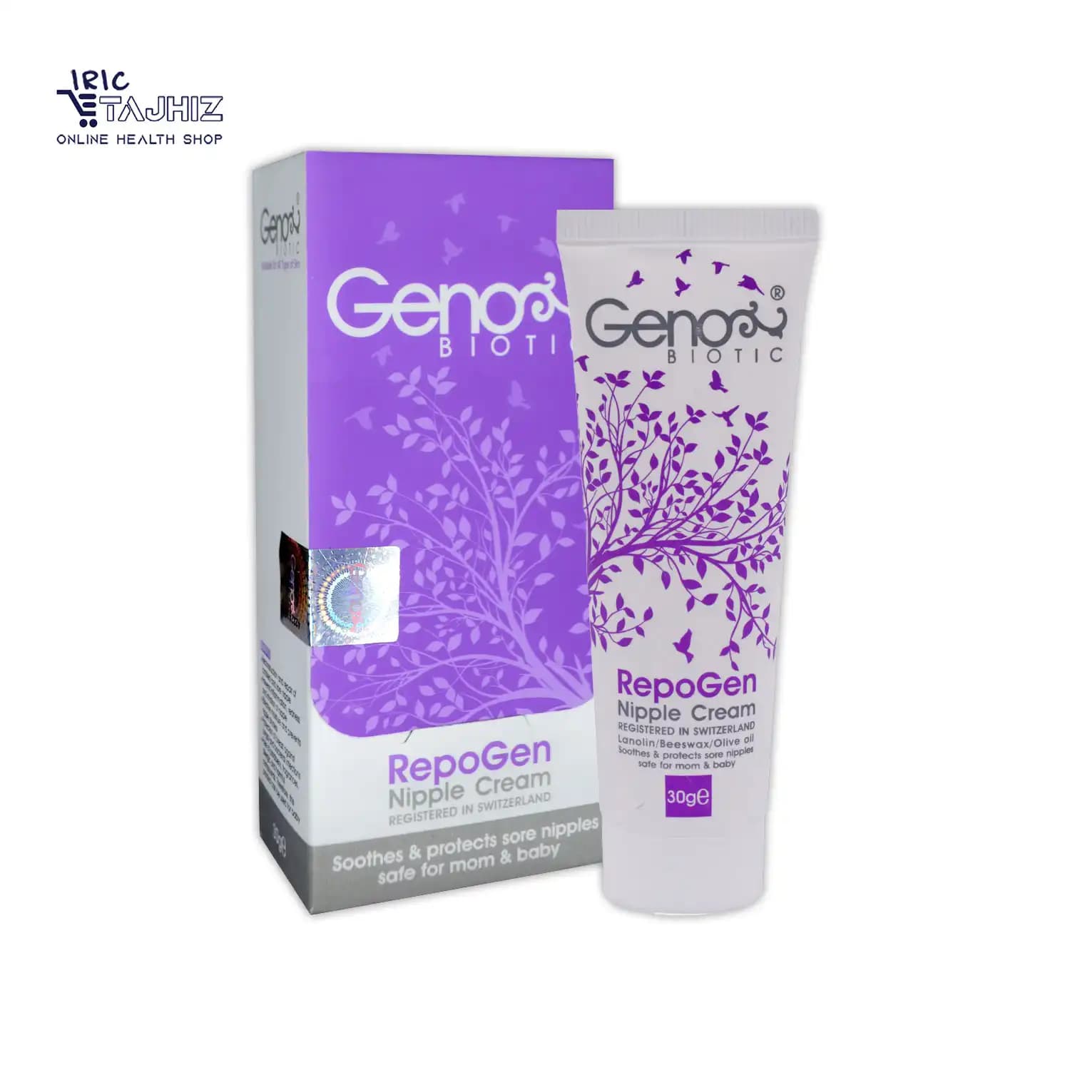 کرم رفع شقاق سینه ژنوبایوتیک Geno biotic حجم 30 میلی لیتر — تصویر ۶