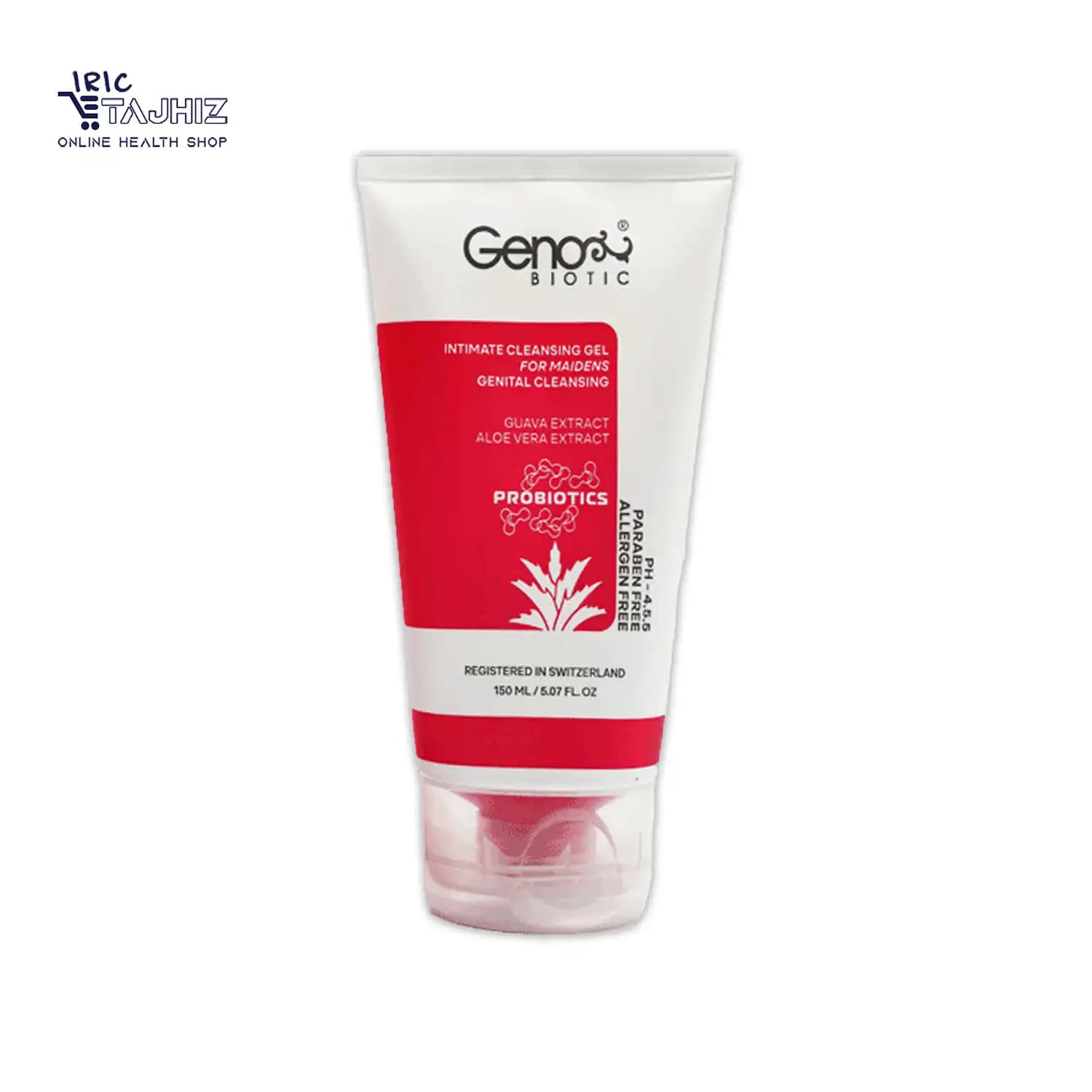 ژل بهداشتی پروبیوتیک دوشیزگان ژنوبایوتیک Geno Biotic حجم 150 میلی لیتر — تصویر ۵