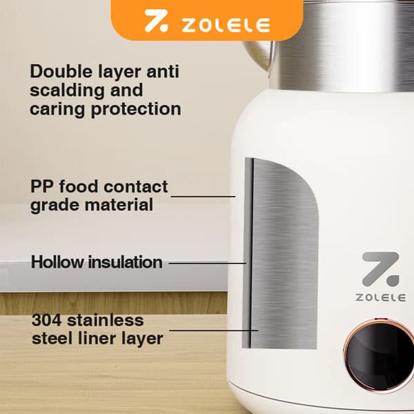 کتری برقی زولهله مدل Zolele HK152 — تصویر ۱۱