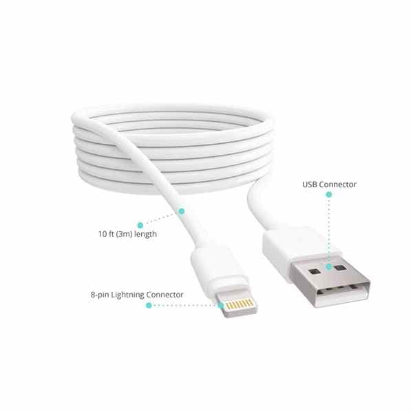 کابل فست شارژ HainoTeko CB-300 2.4A 3m — تصویر ۴
