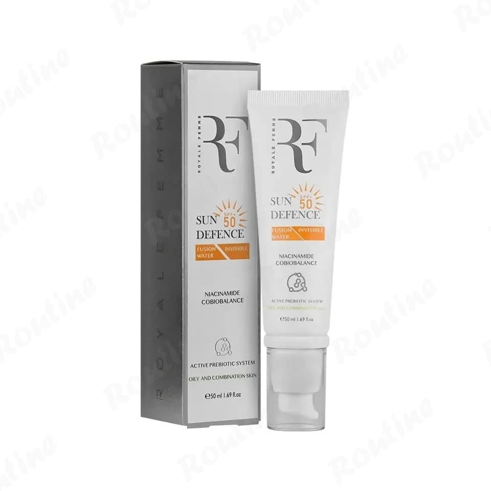 کرم ضد آفتاب فیوژن واتر SPF50 آر اف مناسب پوست چرب — تصویر ۲