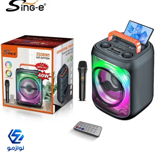 اسپیکر بلوتوثی قابل حمل سینگ ای مدل ZQS-8183 — تصویر ۲