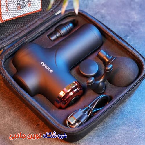 ماساژور تفنگی شارژی پرودو مدل PD-FMGUN-GY ا Porodo PD-FMGUN-GY Lifestyle Precision Handheld Massager (فقط عمده) — تصویر ۹