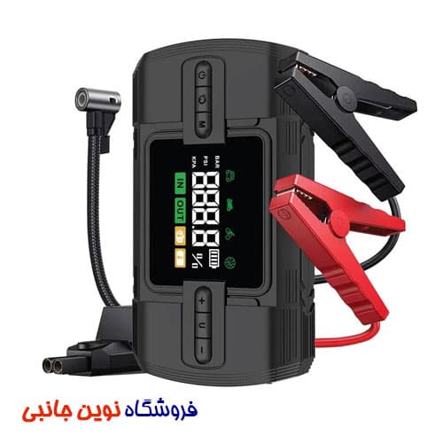 جامپ استارتر چهار کاره خودرو گرین لاین مدل Green Lion 12V Jump Starter with 12000mAh Battery Capacity | GN12VJUSTBK (تک/عمده) — تصویر ۴