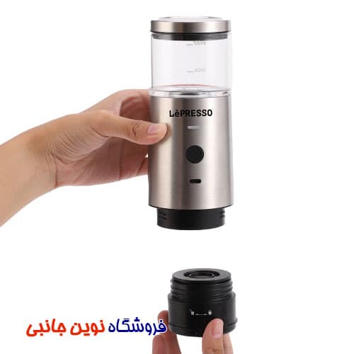قهوه ساز لیپرسو شارژی قابل حمل مدل LPSTPEM ا LePresso Stainless Steel Portable Espresso Maker (تک/عمده) — تصویر ۱۰