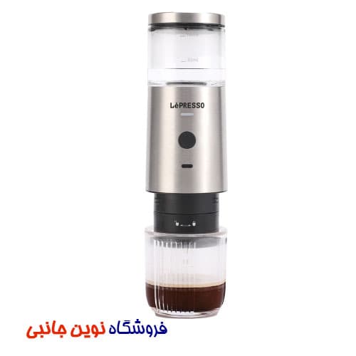 قهوه ساز لیپرسو شارژی قابل حمل مدل LPSTPEM ا LePresso Stainless Steel Portable Espresso Maker (تک/عمده) — تصویر ۶