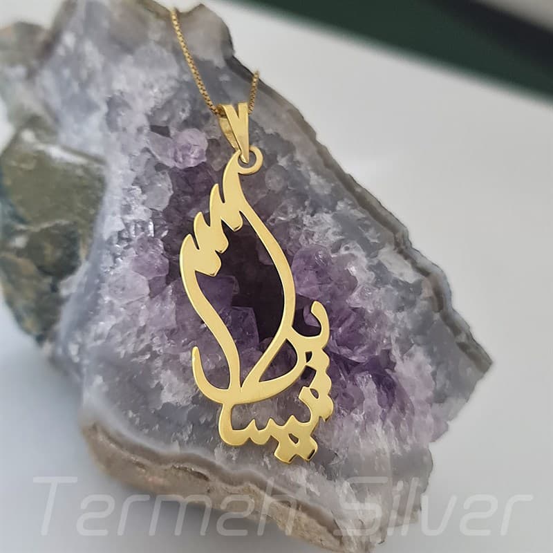 مدال زنانه نقره اسم پریسا MEDZ 1838