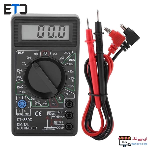 مولتی متر دیجیتال DT830D — تصویر ۹