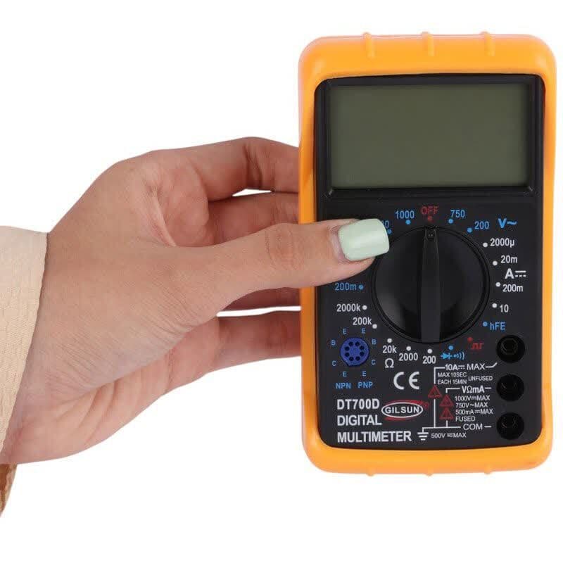 مولتی متر دیجیتال Gilsun DT700D — تصویر ۱۱