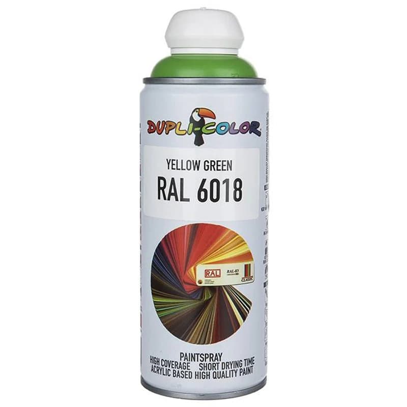 اسپری رنگ سبز Dupli-Color RAL 6018 400ml — تصویر ۴