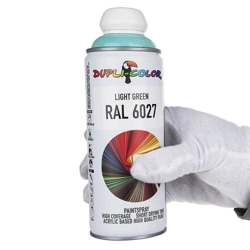 اسپری رنگ سبز Dupli-Color RAL 6027 400ml — تصویر ۸
