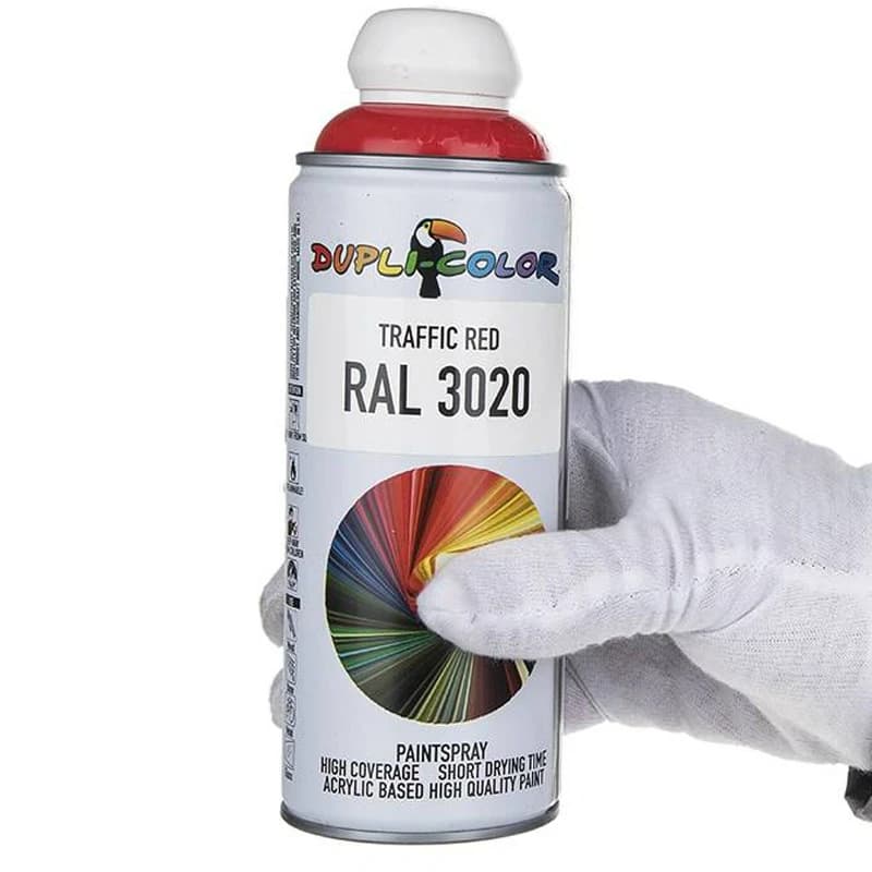 اسپری رنگ قرمز Dupli-Color RAL 3020 400ml — تصویر ۲