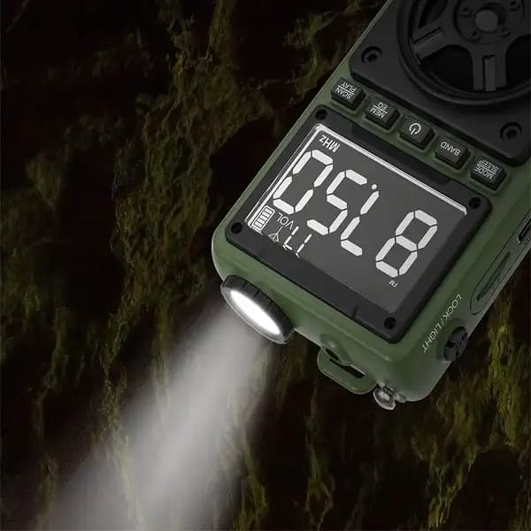 رادیو و اسپیکر بلوتوث گرین لاین Green Lion Voyager Portable Radio,Flash Light,Speaker — تصویر ۱۲