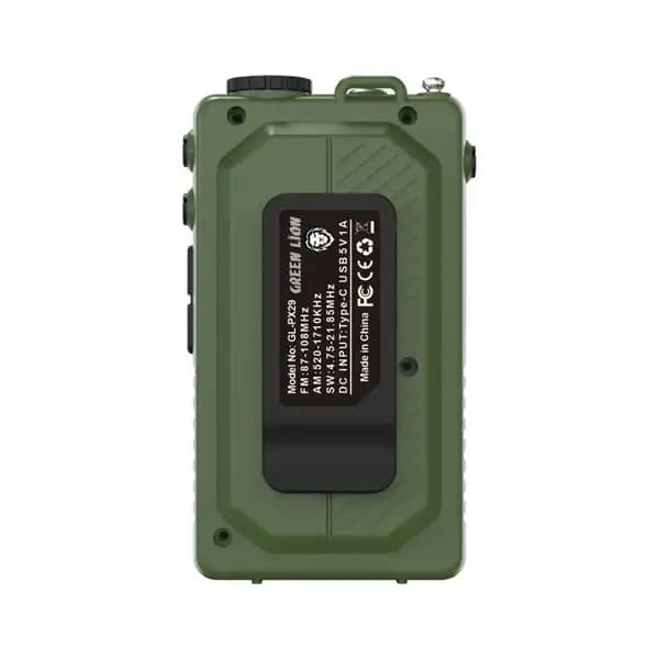 رادیو و اسپیکر بلوتوث گرین لاین Green Lion Voyager Portable Radio,Flash Light,Speaker — تصویر ۱۱