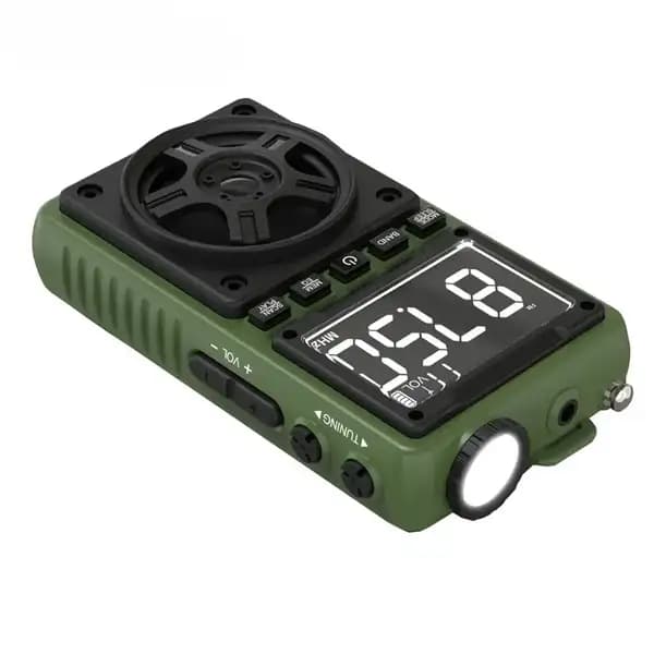 رادیو و اسپیکر بلوتوث گرین لاین Green Lion Voyager Portable Radio,Flash Light,Speaker — تصویر ۱۰