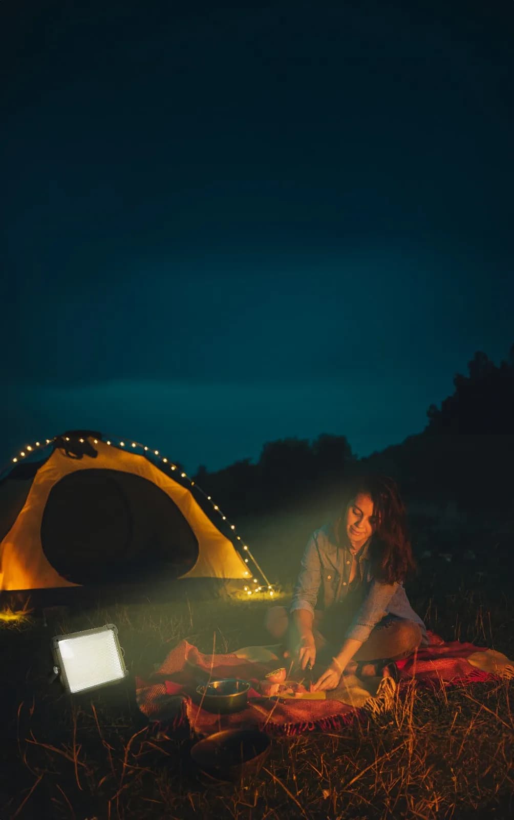 چراغ کمپینگ خورشیدی گرین لاین Green Lion Solar Camping Light 7200mAh — تصویر ۱۱