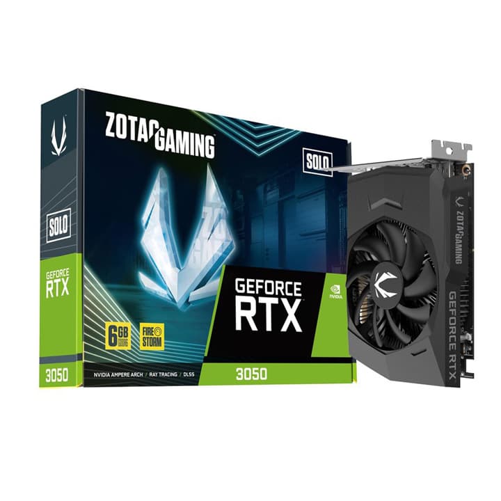 کارت گرافیک ZOTAC GeForce RTX3050 Solo 6GB GDDR6 96Bit