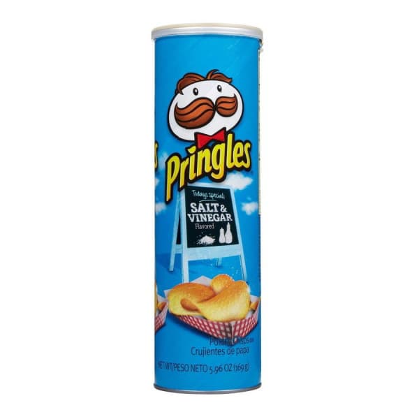 چیپس پرینگلز سرکه نمکی Pringles Salt Vinegar — تصویر ۲