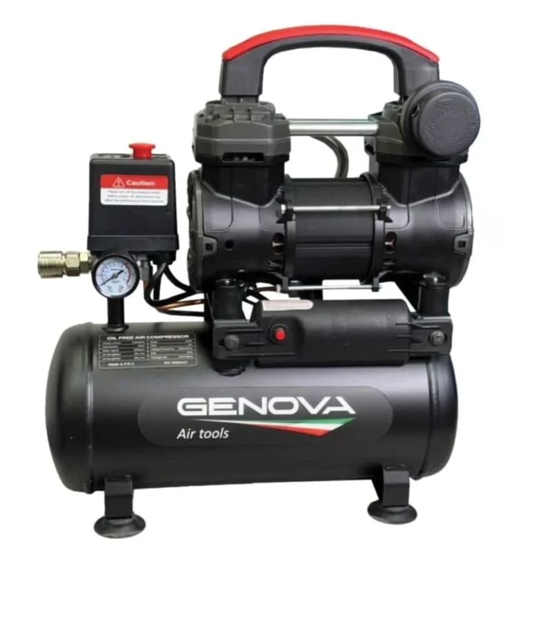 کمپرسور باد 10 لیتری سایلنت جنووا (Genova) مدل 810BF10-2