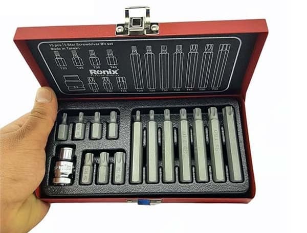 جعبه بیت ستاره ای رونیکس 15 عددی مدل RH-2696 — تصویر ۲