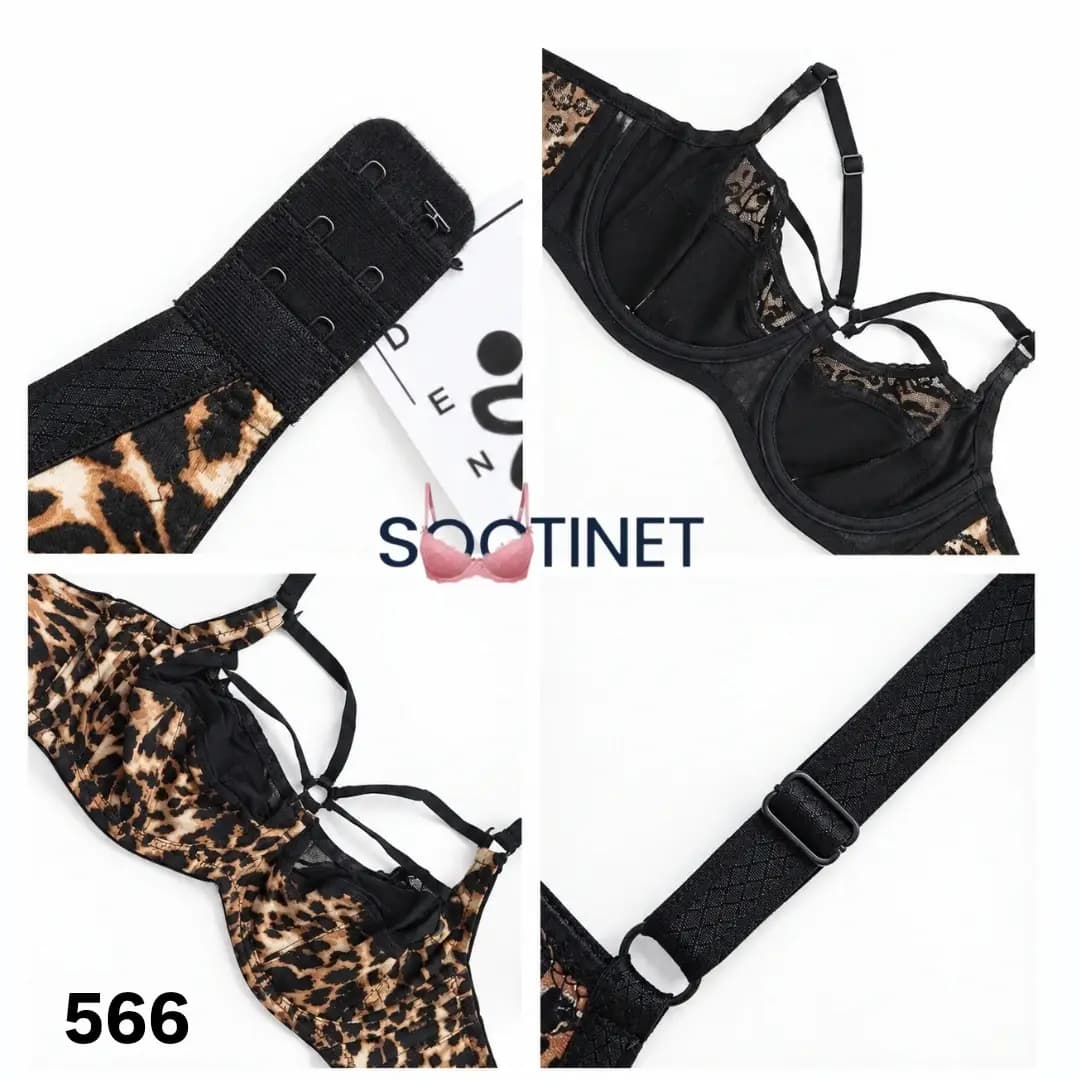 ست شورت و سوتین هارنس دار دنیز کد 566 — تصویر ۴