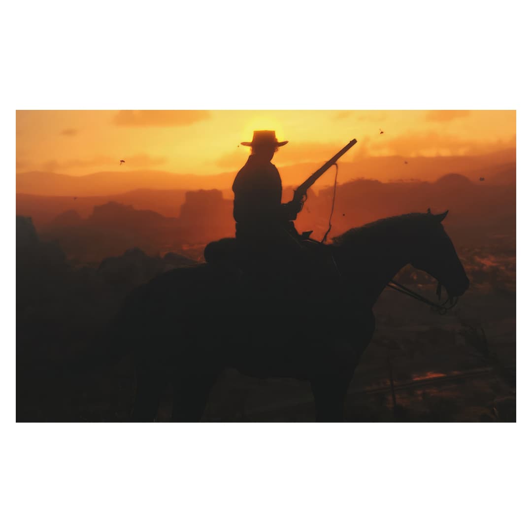 تخته شاسی / تابلو چوبی رد دد ریدمپشن Red Dead Redemption — تصویر ۳