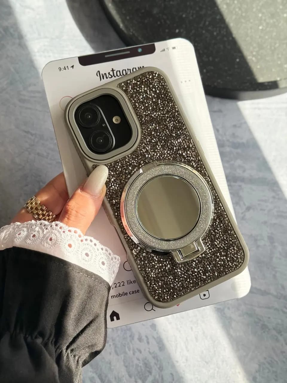 قاب Mirror Diamonds استند شو (کدC2129) — تصویر ۷