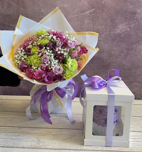 سبد گل و کیک به مناسبت عید نیمه شعبان — تصویر ۲
