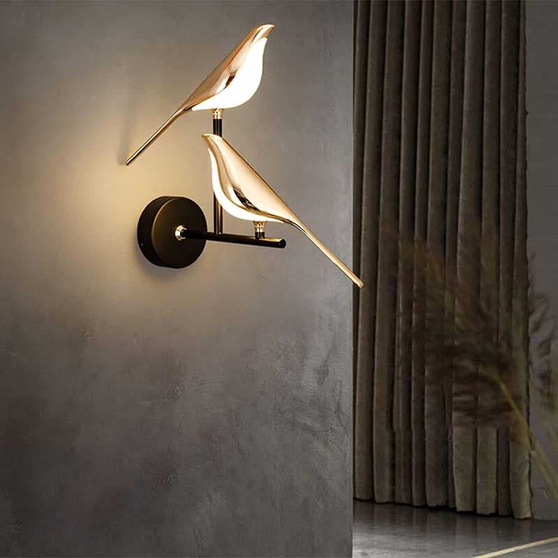چراغ دیواری مدرن مدل Twin Bird کد W15 — تصویر ۲