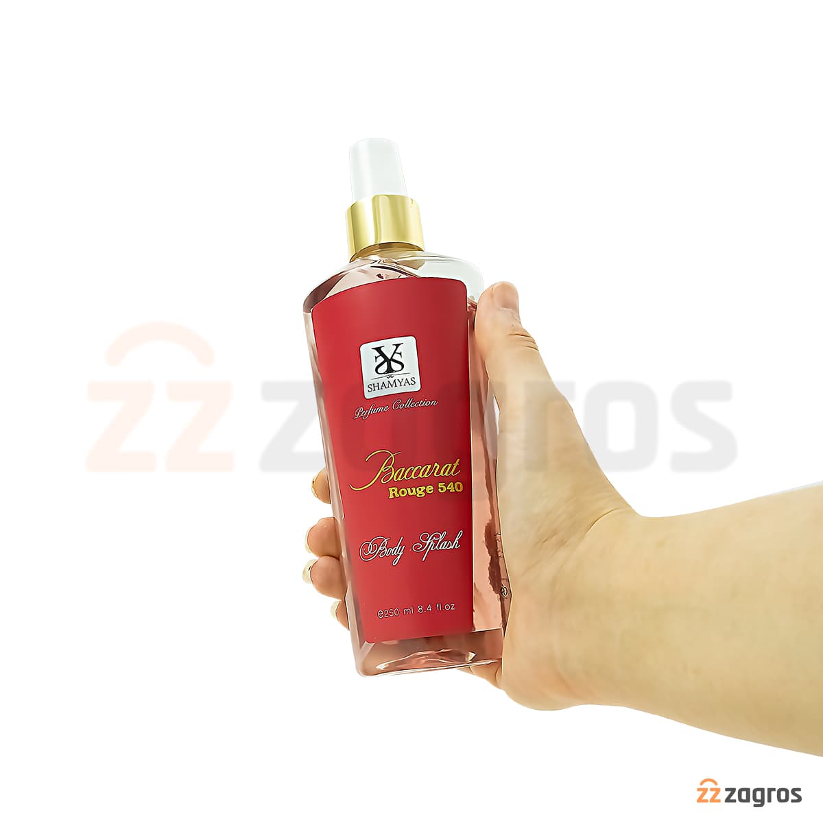 بادی اسپلش شمیاس مدل Baccarat Rouge 540 حجم 250 میل — تصویر ۶