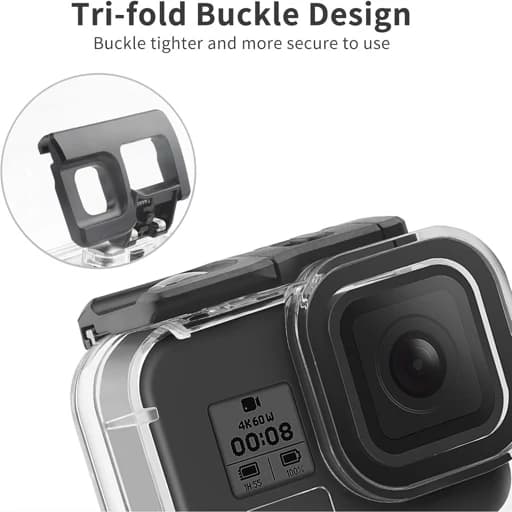 قاب گوپرو هیرو 8 Gopro 8 waterproof ضداب اورجینال امازون المان — تصویر ۱۰