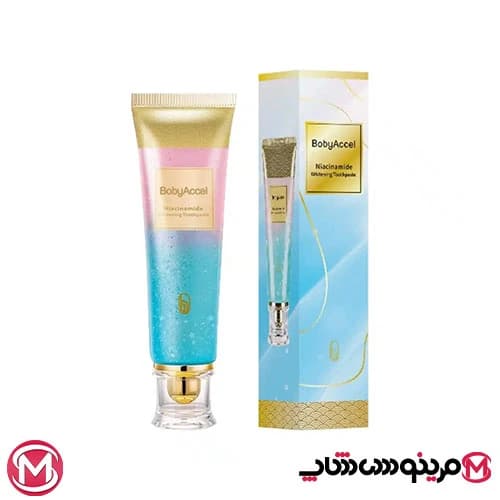 خمیردندان سفیدکننده بادی اکسل BodyAccel حاوی نیاسینامید حجم 100 گرم — تصویر ۹
