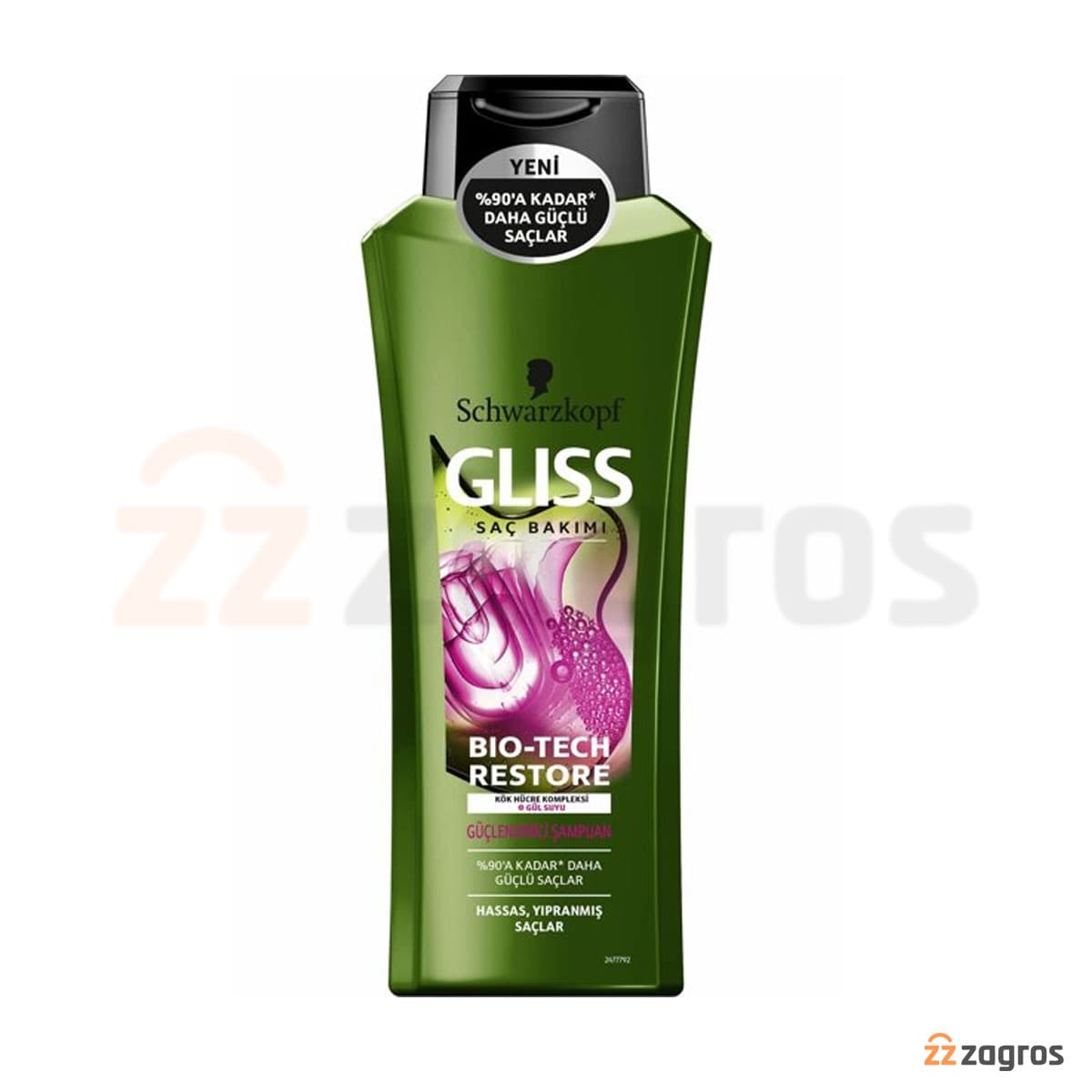 شامپو بازسازی کننده Gliss مدل بیوتک Bio-Tech Restore حجم 500 میلی — تصویر ۲