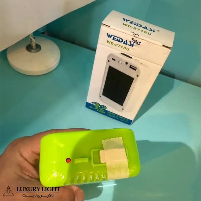 چراغ اضطراری شارژی ویداسی مدل WD-871SU — تصویر ۱۱