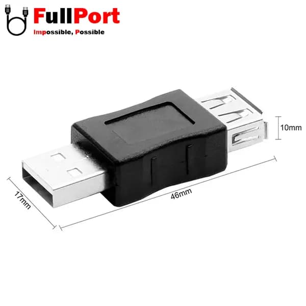 کوپلر مبدل USB2 نر به USB2 ماده — تصویر ۶