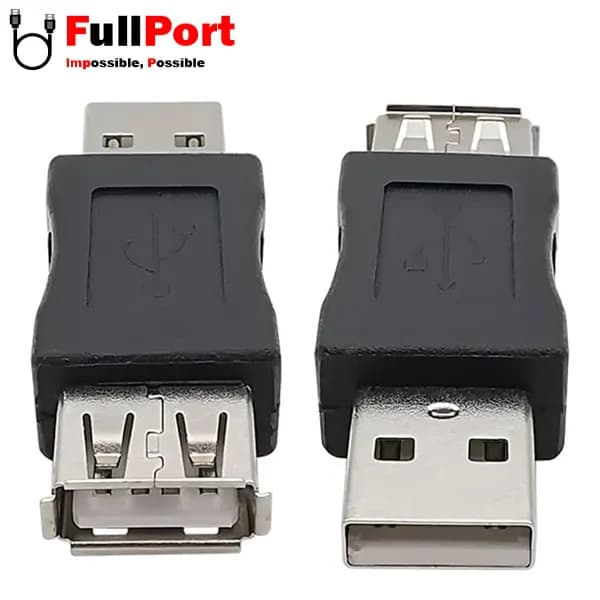 کوپلر مبدل USB2 نر به USB2 ماده — تصویر ۳