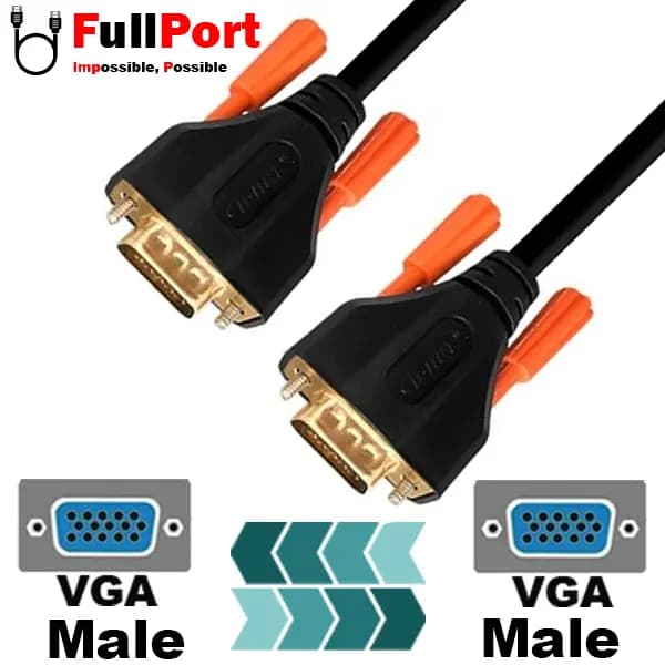 کابل VGA دی نت مدل DT-420 3+9 طول 3 متر — تصویر ۲
