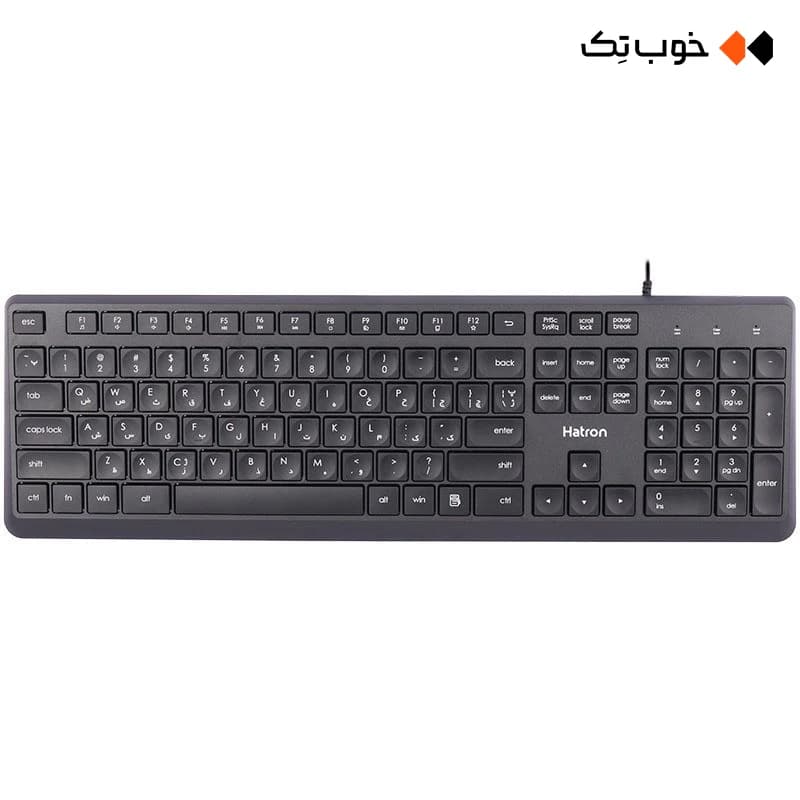 کیبورد و ماوس باسیم هترون مدل HKC215 — تصویر ۳