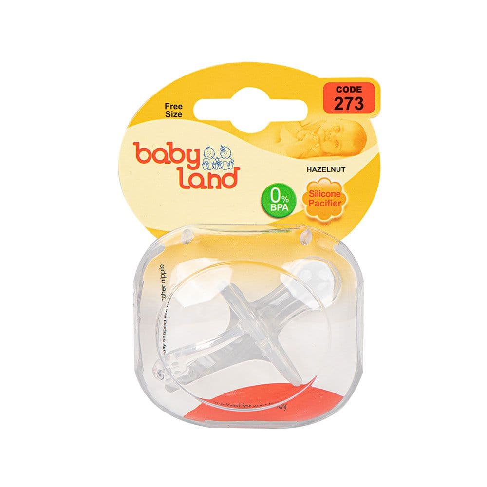 پستانک فندقی تمام سیلیکون بی بی لند کد 273 babyland — تصویر ۶